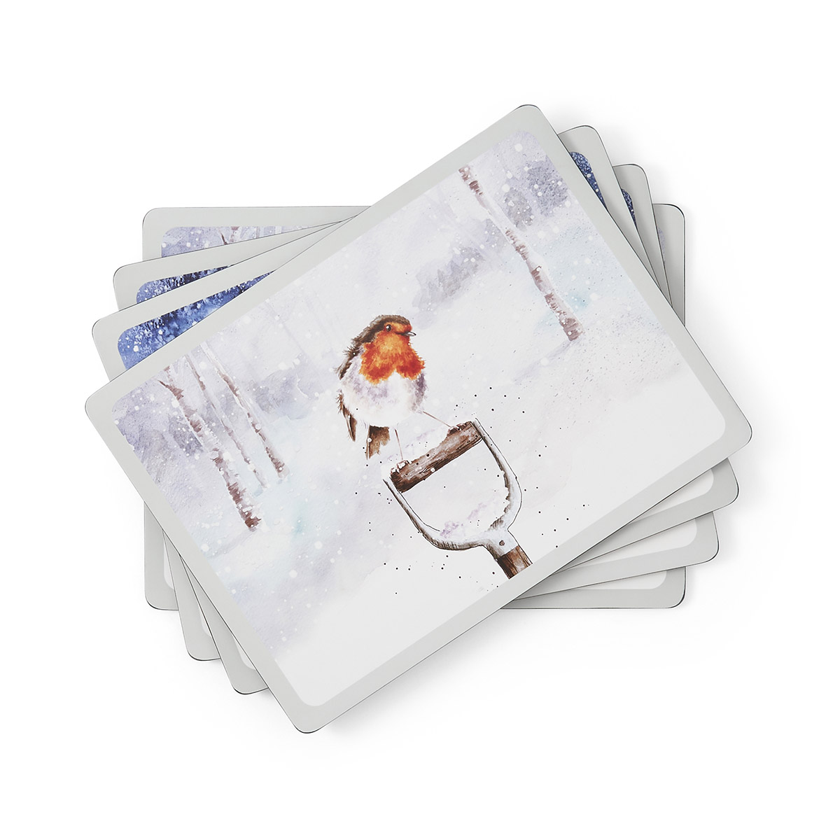 Wrendale Designs Wrendale Placemats - Winter Skies Set of 4 (L) image number null